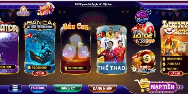 Nhà cái Rikvip nơi hội tụ đỉnh cao giải trí trực tuyến Lý do nên chọn Rikvip