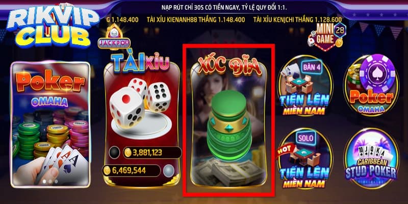 Xóc Đĩa Rikvip - Đa Dạng Loại Cược Thưởng Lớn Cho Anh Em Sự hấp dẫn trong game xóc đĩa Rikvip cực hấp dẫn